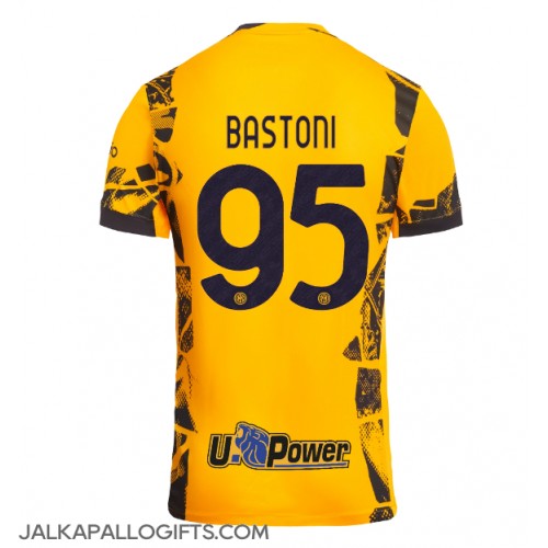 Inter Milan Alessandro Bastoni #95 Kolmaspaita 2024-25 Lyhythihainen